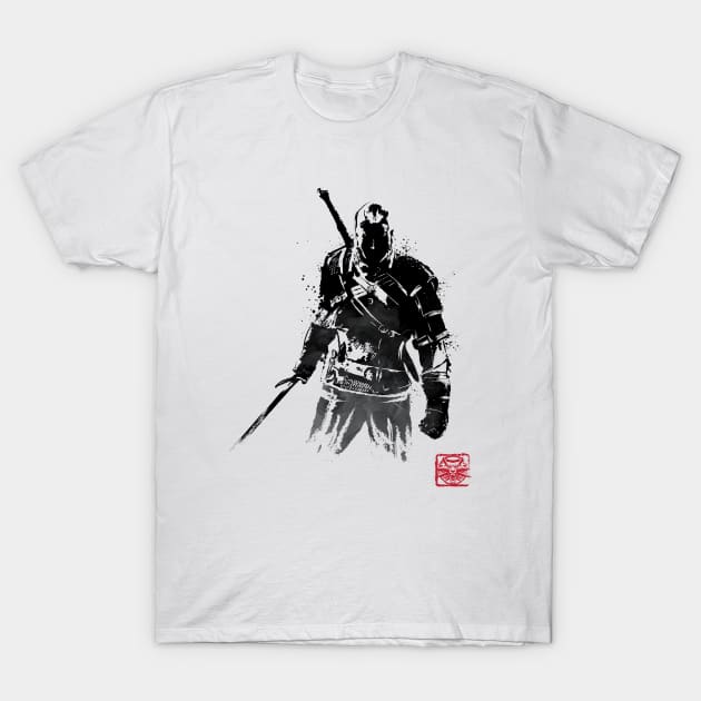 The Witcher Sumi-e T-Shirt by DrMonekers